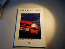 Vauxhall Opel 1988 Ed 3 UK
