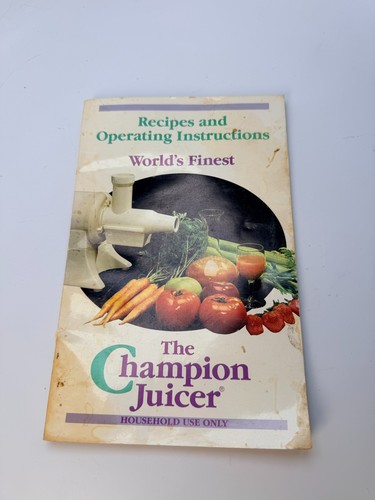 Champion juicer recipe and - juicer,