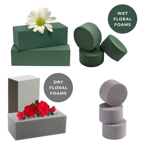 Floral foam bricks - floral, dry