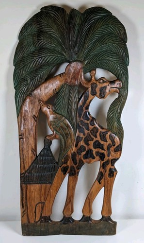 Large heavy wooden african - large,
