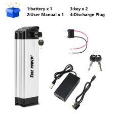 36V10.4Ah Silver Fish E-bike Battery for Phylion/XH370-10J,Zhenlong/ZL1010-F