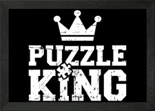 Jigsaw puzzle king Framed Wall