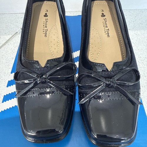 Ladies black patent - black, uk