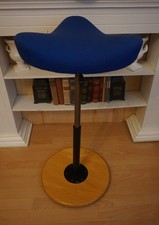 	STOKKE VARIER MOVE STANDING STOOL MOVEMENT CHAIR IN BLUE LOOK!