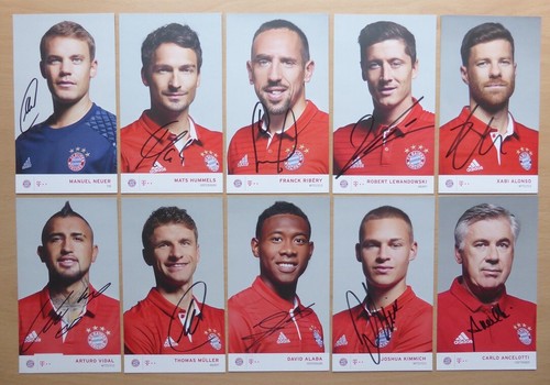 2016 signed bayern munich - bayern,