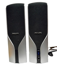 Philips SPA3200 Multimedia Speakers | Powerful 2.1 Sound System PC Laptop Audio