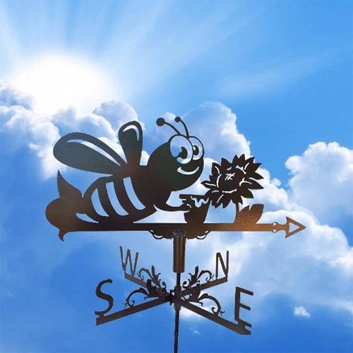 Weathervane bee metal garden - metal,