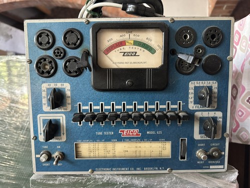Tube tester eico - model, 625