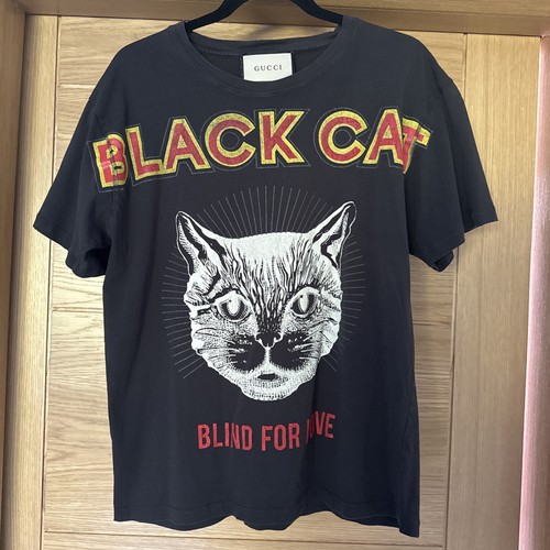 Black cat gucci - black, tshirt