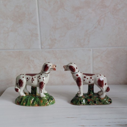 Antique staffordshire dogs - antique,