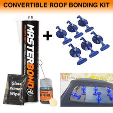 VW BEETLE CONVERTIBLE CABRIOLET REAR GLASS BOND GLUE ADHESIVE FITTING KIT REPAIR