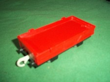 FISHER PRICE TRACKMASTER RED FLAT BED TRAILER LISTING THREE