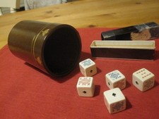 Vintage Leather Effect Dice