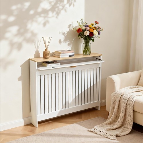 Radiator cover with shelf - radiator,