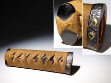 Ko-Kinko School Fittings Tanto Tsuka Sword handle  original tsuba sword antique