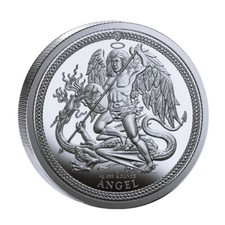 Isle of Man 1 Angel 2025 ARCHANGEL MICHAEL 1 oz Silver 999 BU / BU
