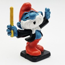 Peyo Bully The Smurfs 2" Collectible Figure Conductor Papa Smurf Orchestra