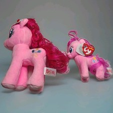 RARE MY LITTLE PONY SPARKLE PINKIE PIE 2016 TY PLUSH DUO PACK NEW