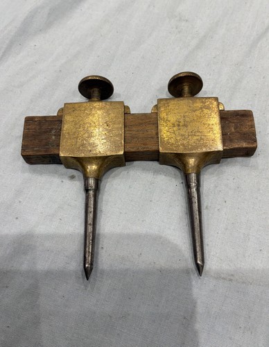 Vintage pair brass trammel - vintage,