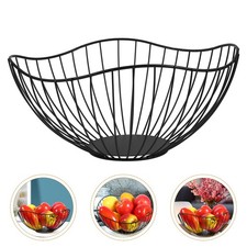 Kitchen Fruit Basket Countertop Table Centerpiece Fruit Holder Wire Fruit Basket