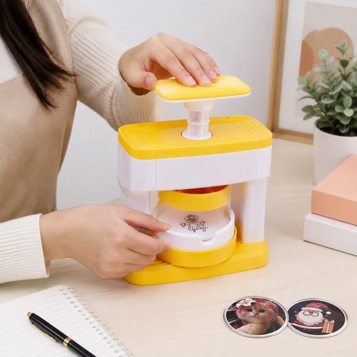 Button maker machine starter - button,