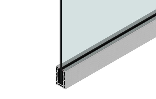 Satin anodised glass - satin,
