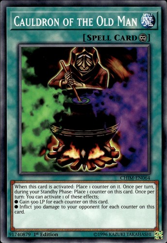 Cauldron the old - of, man