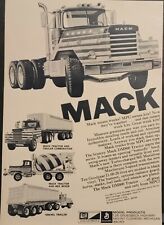 1971 MPC Model Kits Print Ad Tractor Trailer Cement Mixer Gravel Trailer
