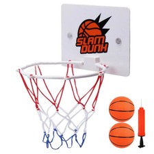 Mini Basketball Hoop Ring Door Wall Mounted Kids Children Toy Pump Dunk Indoor