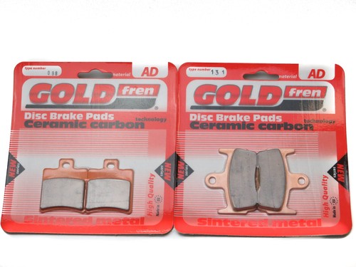 Brake pads front - rear, for