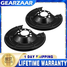 2x Rear Brake Disc Back Plates