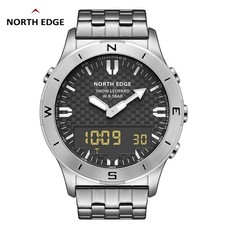 NORTH EDGE Men's Sports Digital Watch 50M Waterproof Outdoor Compass Barometer