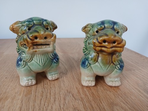Pair vintage chinese foo - of,