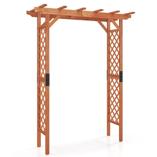 Wooden garden arch - wooden,