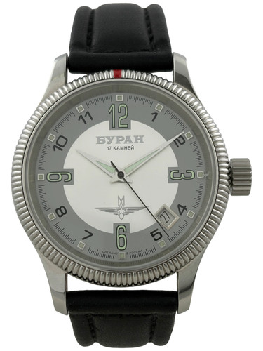 Men wristwatch aviator buran - wristwatch,