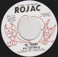 BIG MAYBELLE 96 Tears ROJAC 7"