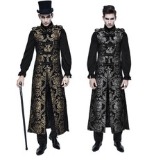 Men's Steampunk Gothic Long