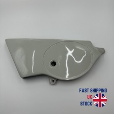 Suzuki TS125ER TS100ER Left Side Cover Panel - White - READ DESCRIPTION