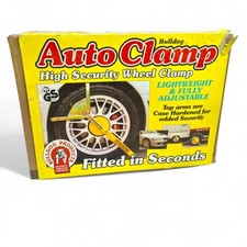 Bulldog Auto Clamp CC100 480–640mm Wheel Lock – Unused. Fast Fit, High Security