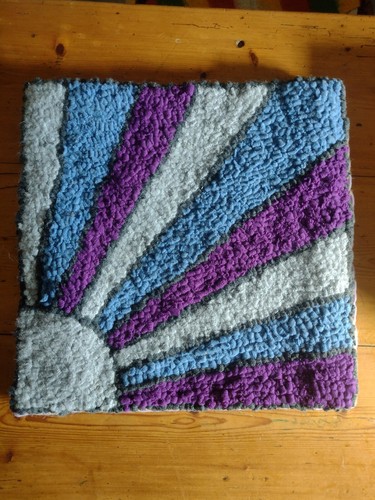 Seat pad cushion art deco - cushion,