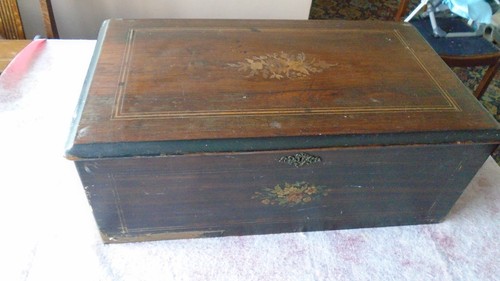 Antique large rare inlaid - rare,