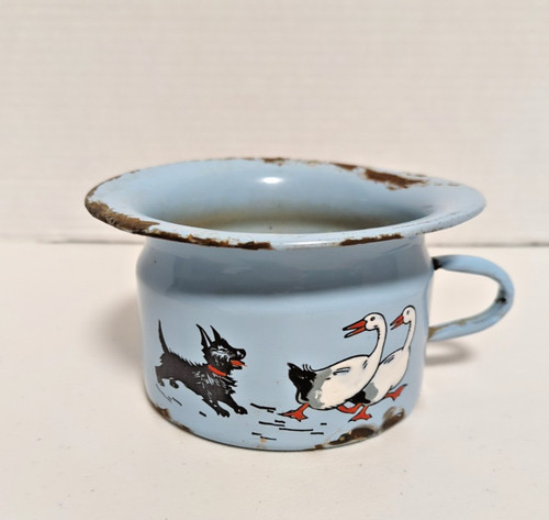 Vintage enamel metal - enamel,