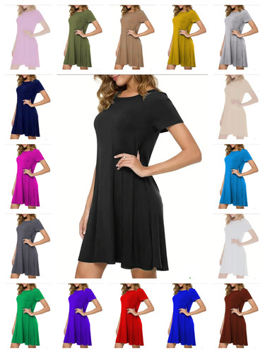 Women short sleeve swing - women,