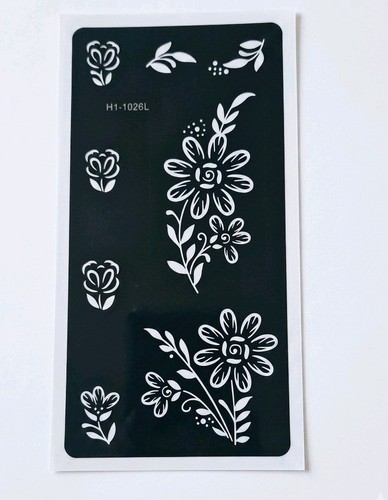 Henna stencil sheet arms hands - henna,
