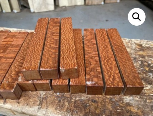 Leopardwood pen blank 22 x - 1,