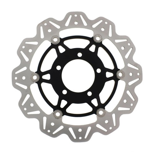 Ebc front brake disc - vee, black