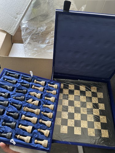 Onyx marble chess - marble, pieces