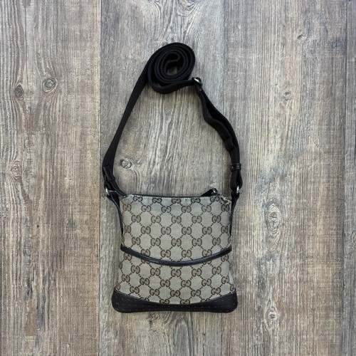 Vintage gucci messenger bag - gucci,