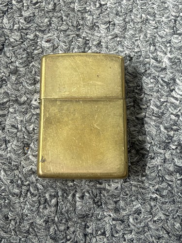 Solid brass zippo petrol - solid,