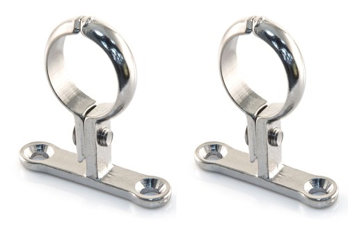 Chrome plated screw bracket - chrome,